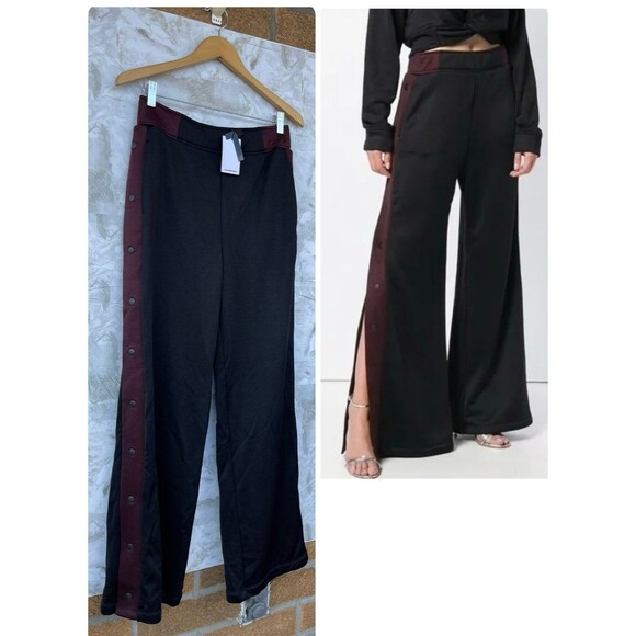 T BY ALEXANDER WANG FLARED TRACK PANTS size small - Picture 1 of 12